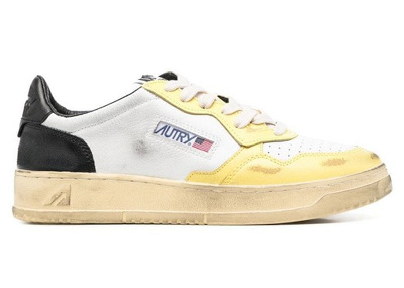 Autry Medalist White Yellow Black