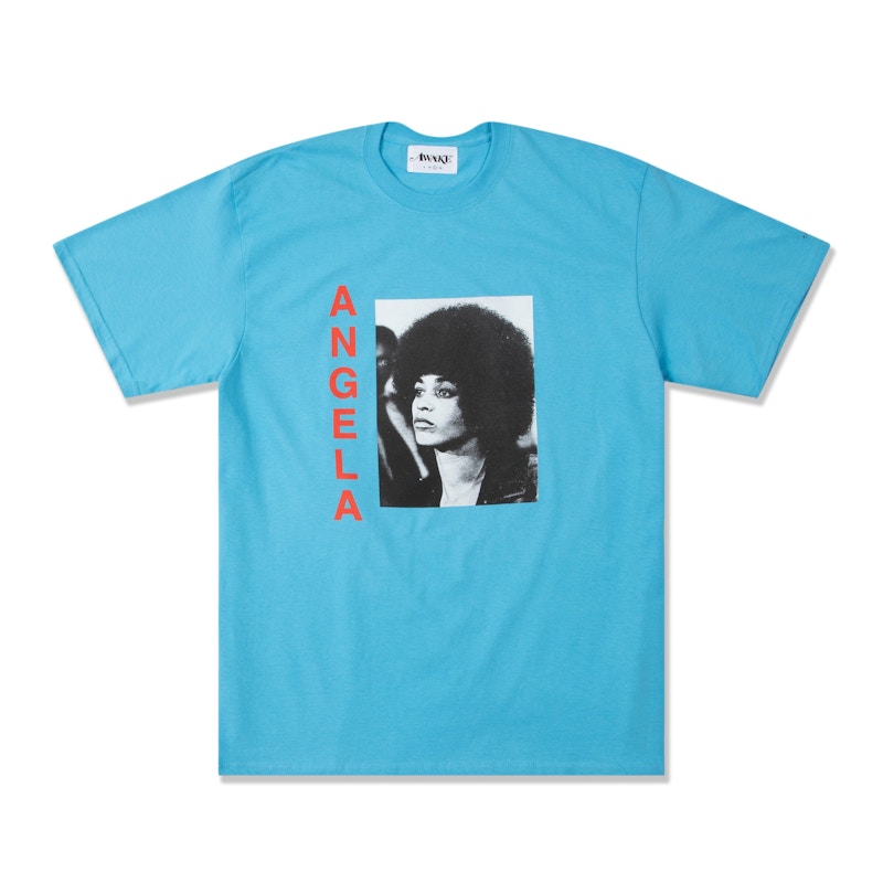 Awake Angela Davis T-shirt Aquatic