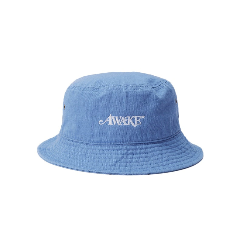 Awake Classic Logo Bucket Hat Blue