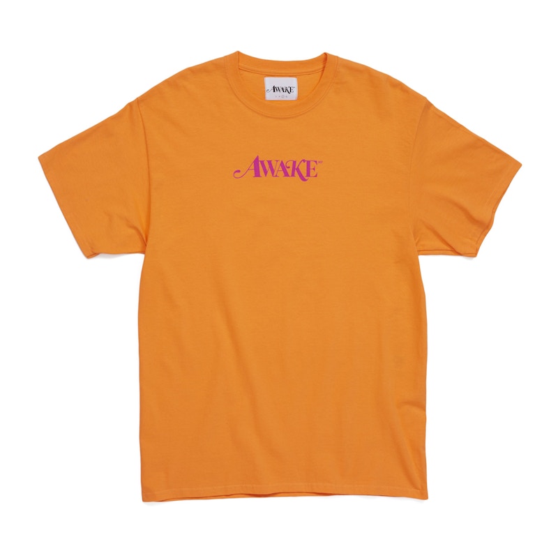 Awake Classic Logo Tee Orange