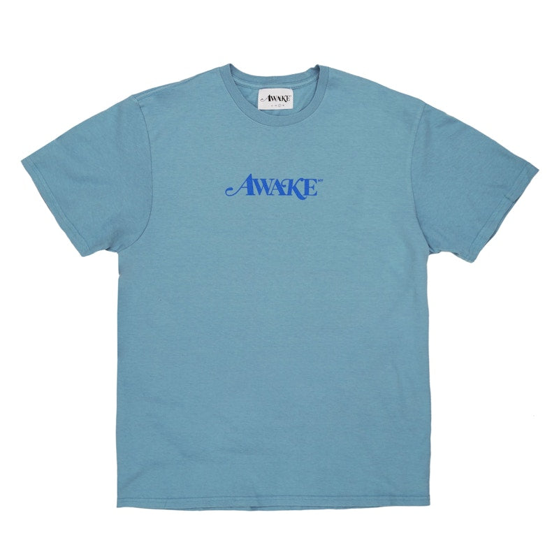 Awake Classic Logo Tee Washed Blue