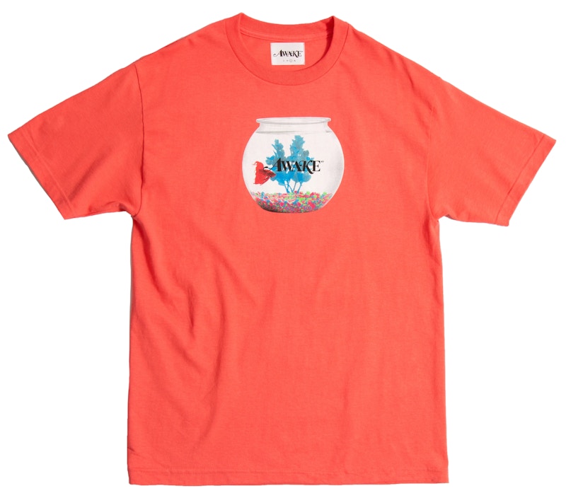 Awake Fish Bowl Tee Coral