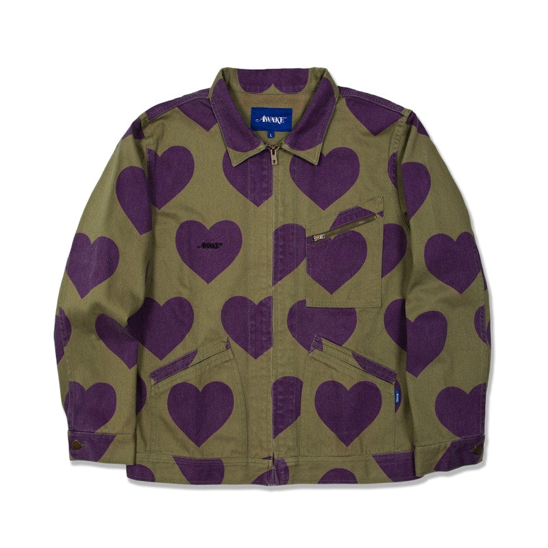 Awake Hearts Harrington Jacket Army