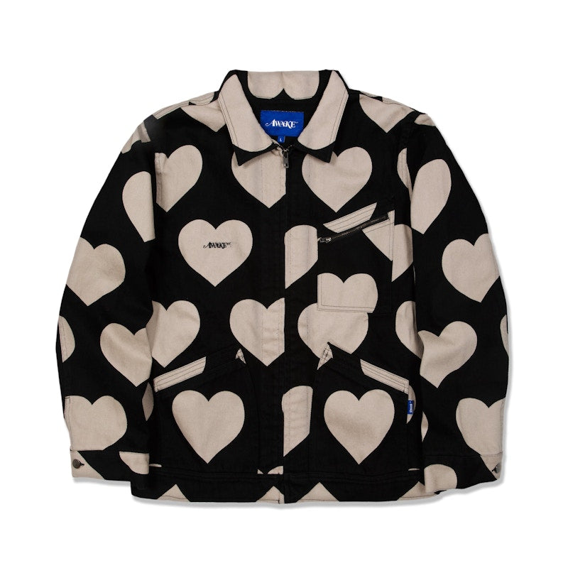 Awake Hearts Harrington Jacket Black