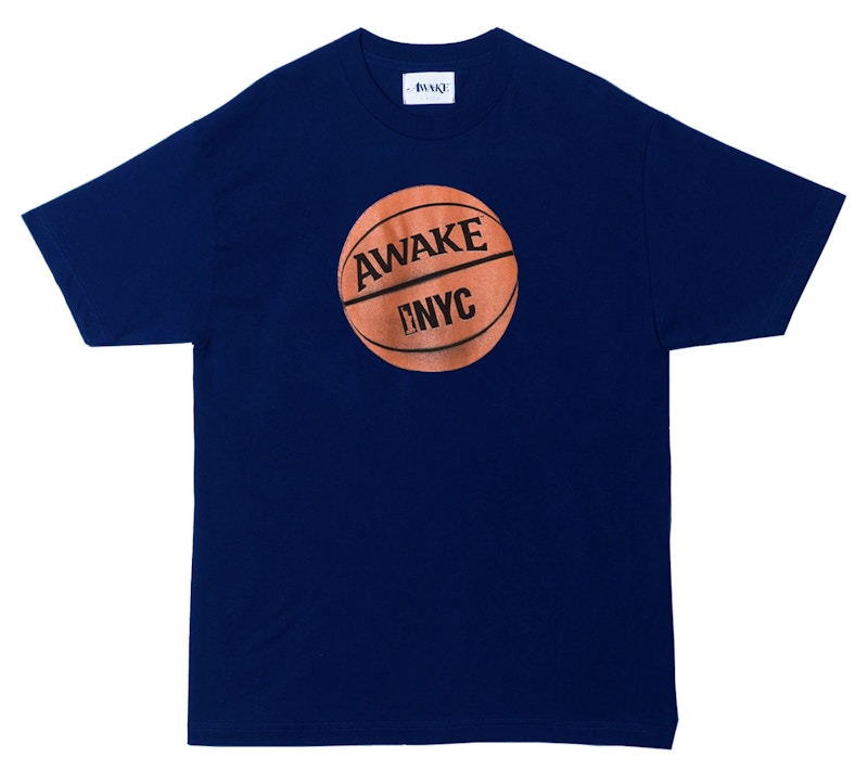 Awake Hoop Tee Navy