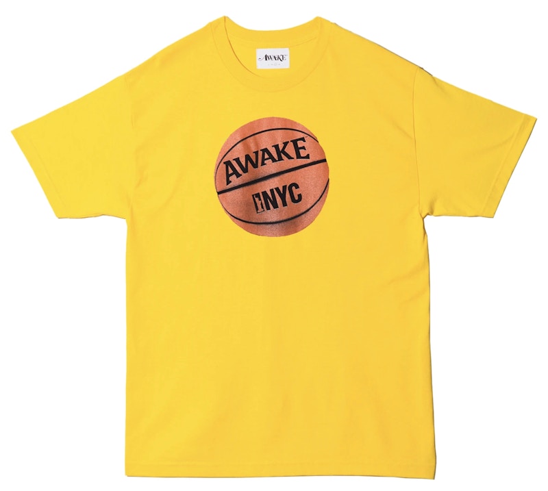 Awake Hoop Tee Yellow