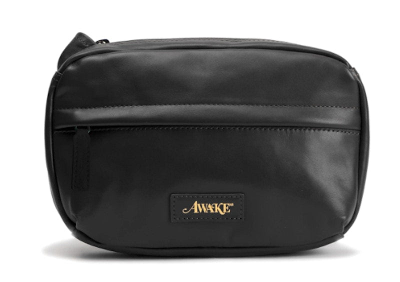 Awake Leather Sidebag Black