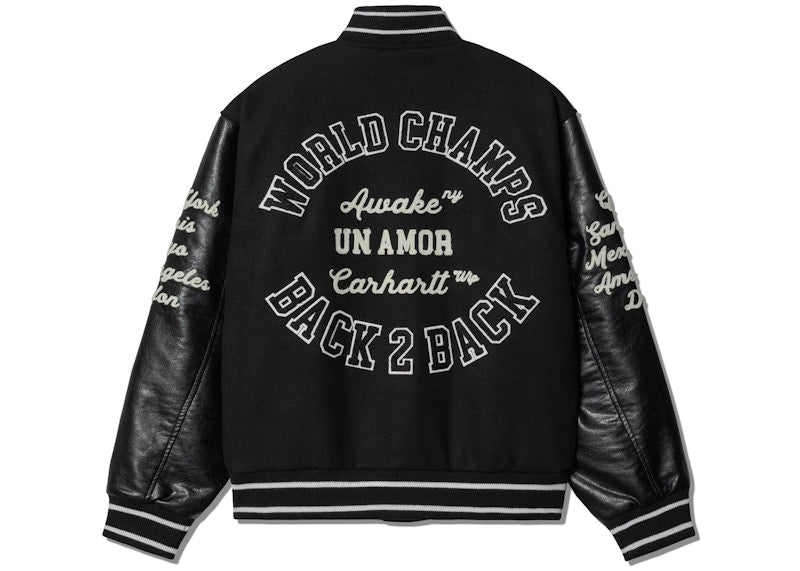 Awake NY X Carhartt WIP Teddy Jacket Black/Black