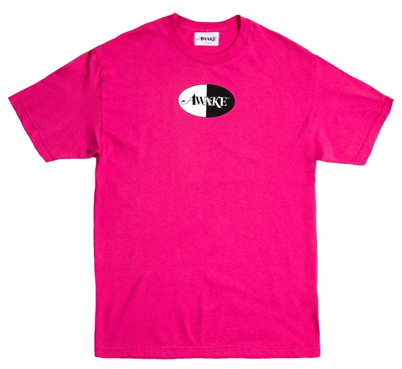 Awake Split Logo Tee Magenta