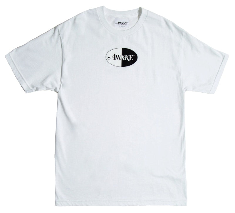 Awake Split Logo Tee White