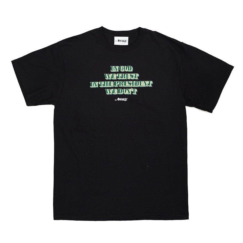 Awake Trust Tee Black