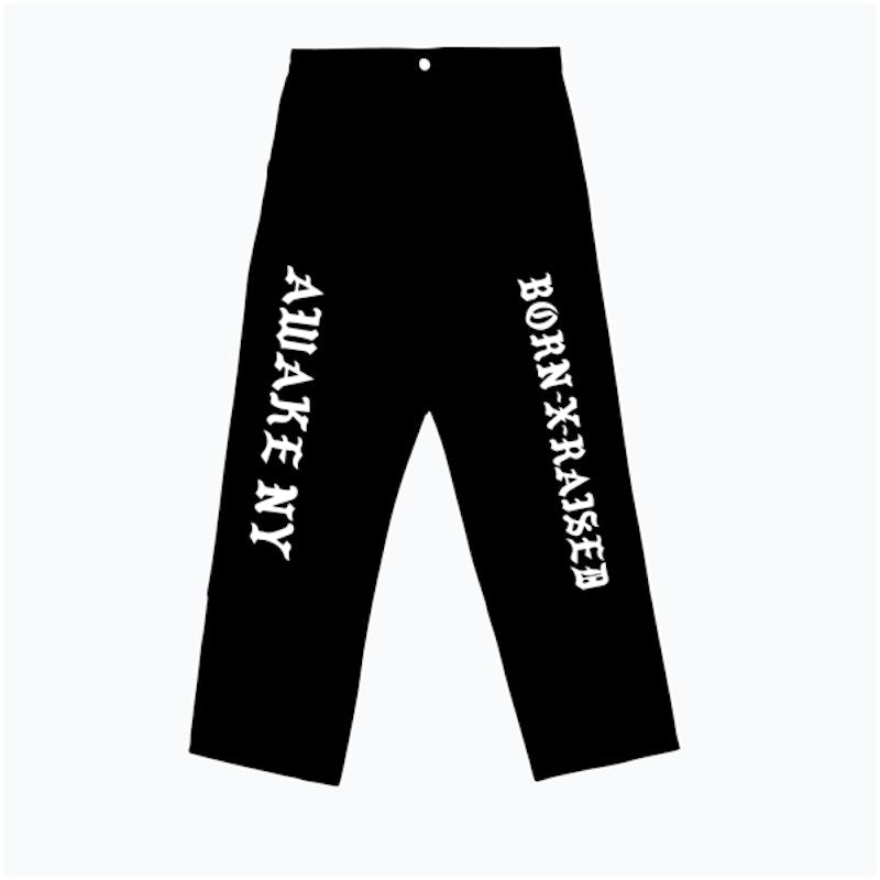 Awake x Born X Raised Carhartt WIP Double Knee Pant Black