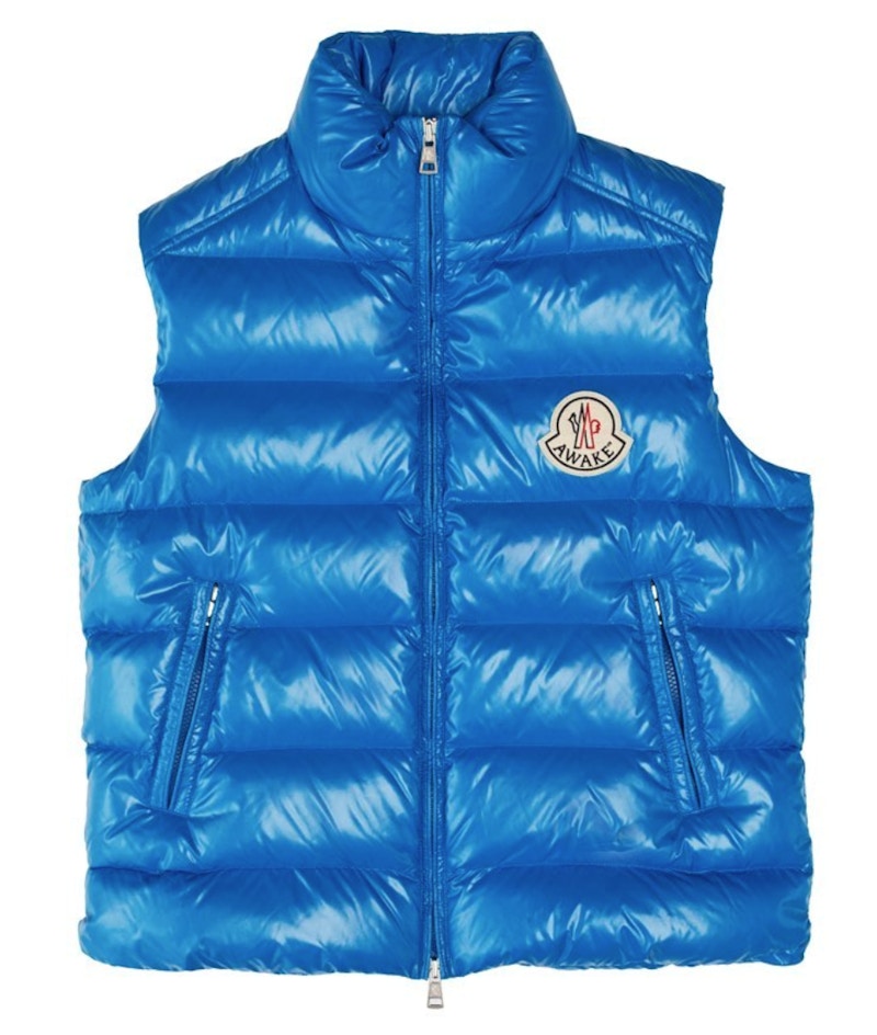 Awake x Moncler Parker Gilet Puffer Vest Blue