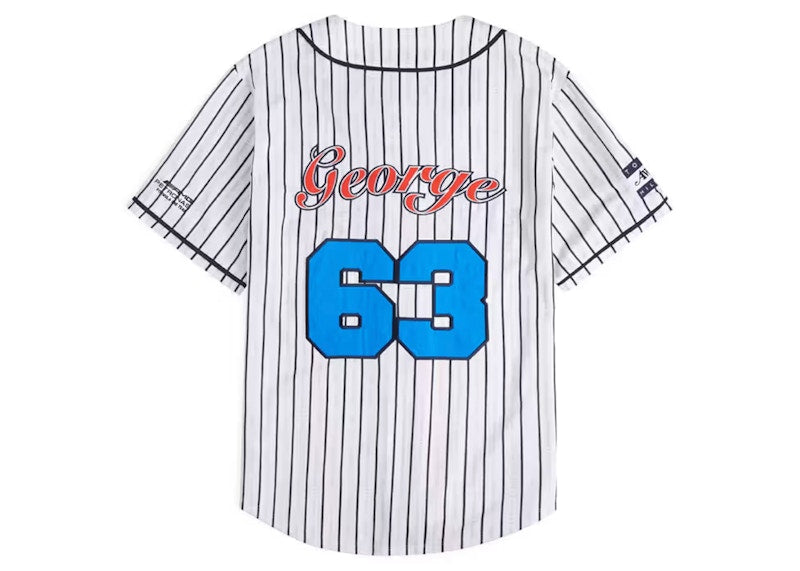 Awake x Tommy x Mercedes-AMG F1 George Baseball Jersey White