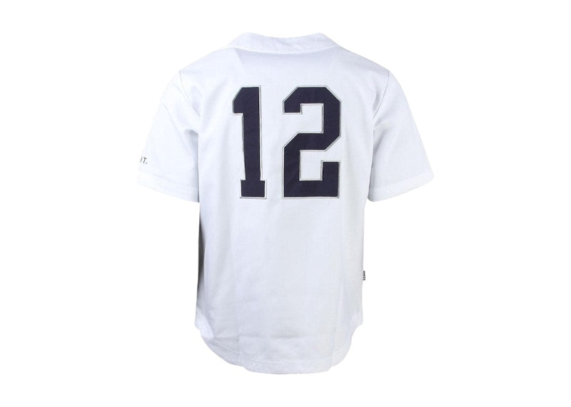 BAIT Sluggers Baseball Jersey White/Navy