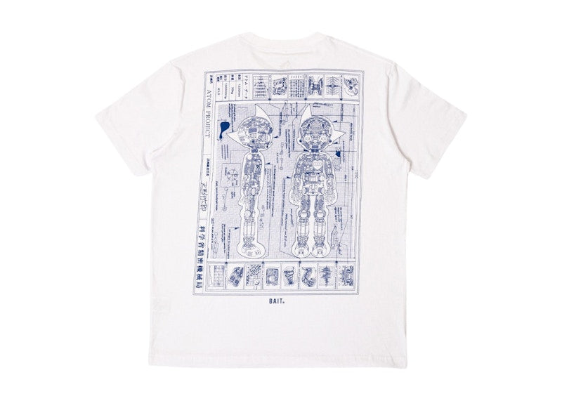 BAIT x Astro Boy Fall Blueprint Tee White