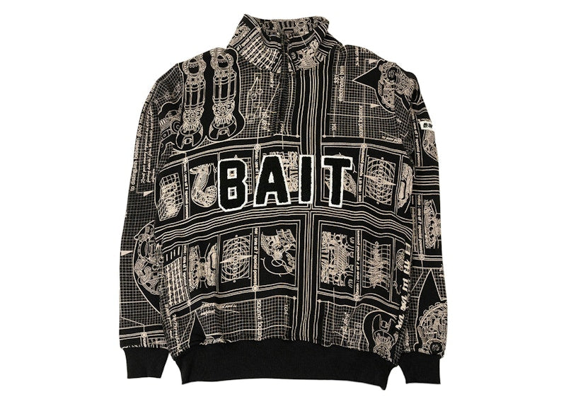 BAIT x Astro Boy Schematics Hoodie Black