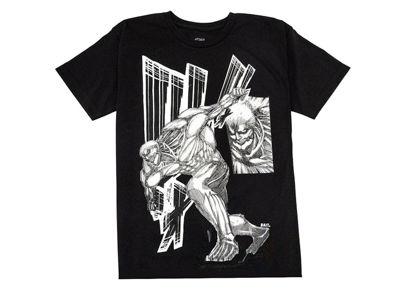 BAIT x Attack On Titan Armor Titan Tee Black