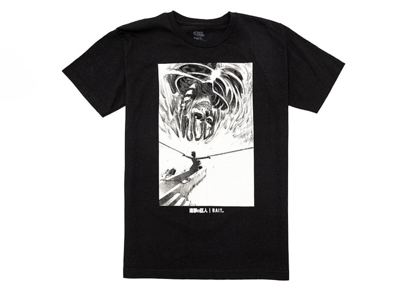 BAIT x Attack On Titan King Reiss Tee Black