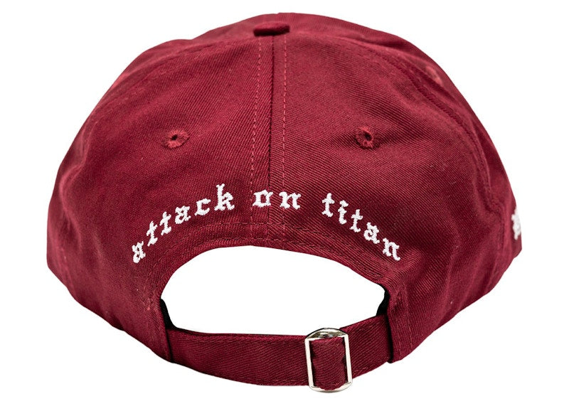 BAIT x Attack On Titan Strategy Cap Burgundy