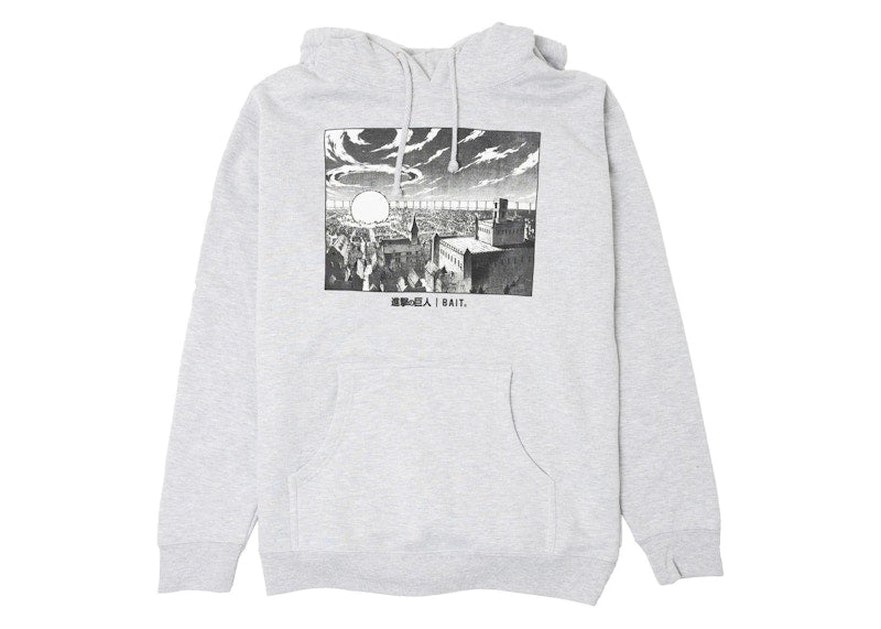 BAIT x Attack On Titan Transformation Hoodie Gray