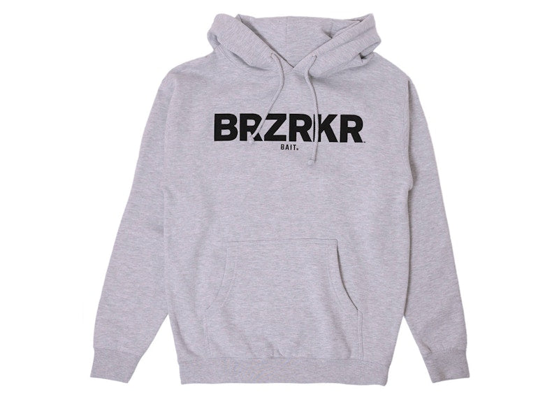 BAIT x Brzrkr #1 Tradd Moore Cover Black And White Cover Hoodie Gray