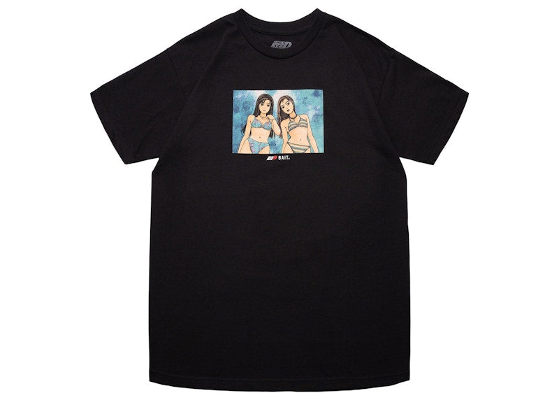 BAIT x Initial D Impact Blue Tee Black