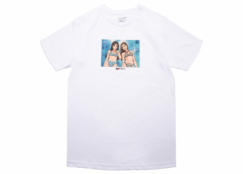BAIT x Initial D Impact Blue Tee White