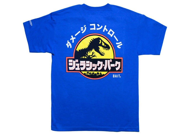 BAIT x Jurassic Park Damage Control Tee Blue