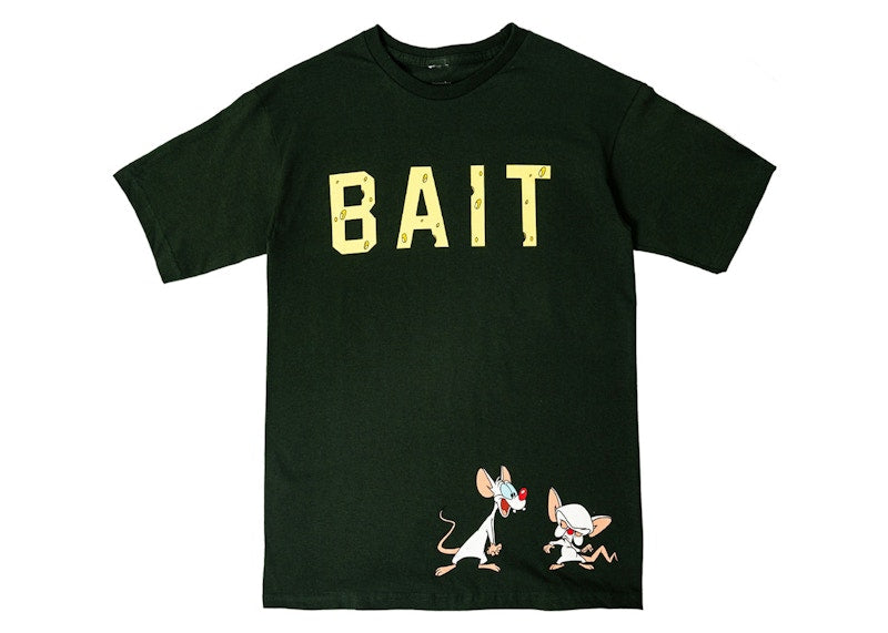 BAIT x Pinky And The Brain Bait Logo Tee Green
