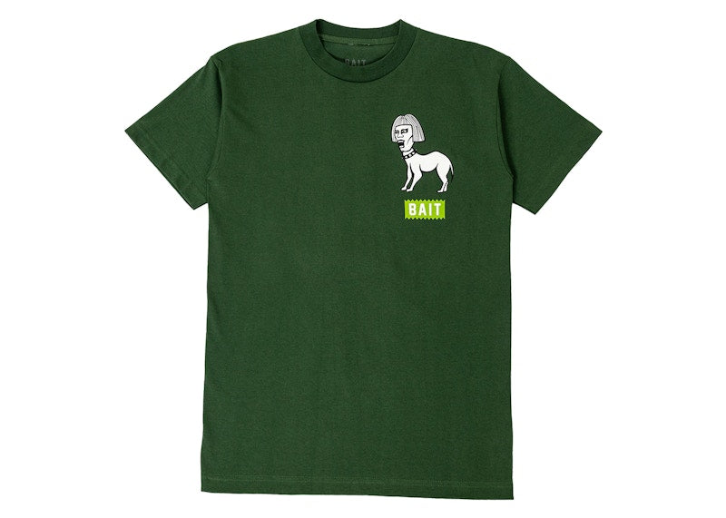 BAIT x Punk Drunkers Alien Tee Green