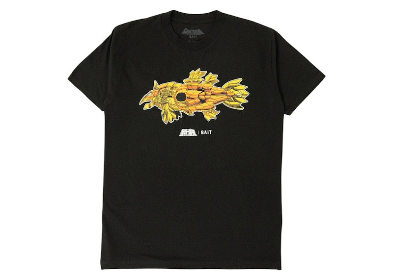 BAIT x Saint Seiya Pisces Gold Tee Black