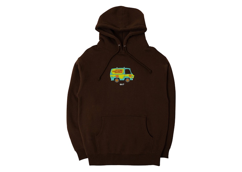 BAIT x Scooby Doo Mystery Wagon Glow In The Dark Hoodie Brown