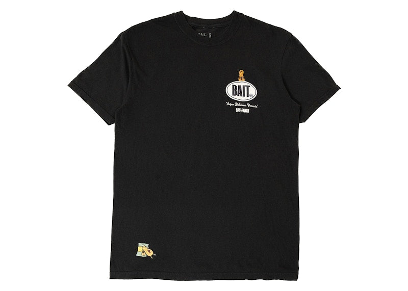 BAIT x Spy x Family Super Oishii Peanuts Tee Black