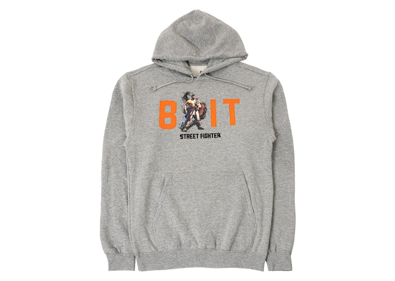 BAIT x Street Fighter 6 Ryu Men Hoodie Gray