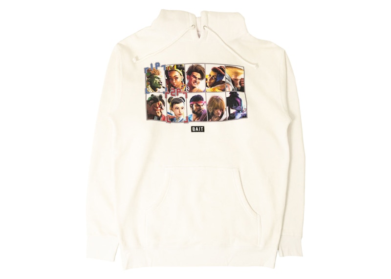BAIT x Street Fighter 6 Select Group Hoodie White