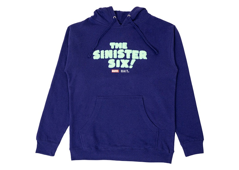 BAIT x The Sinister Six Mysterio Hoodie Purple