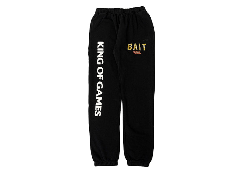 BAIT x Yu Gi Oh Bait King Of Games Sweat Pants Black