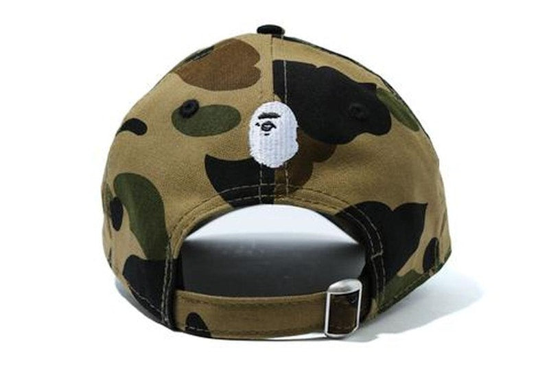 BAPE 1St Camo Bape STA New Era Panel Cap Green