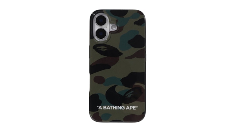 BAPE 1st Camo iPhone 16 Case Green
