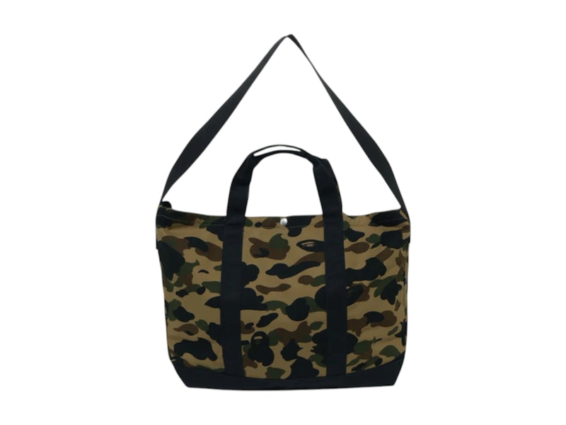 BAPE 1st Camo 2Way Tote Bag Green
