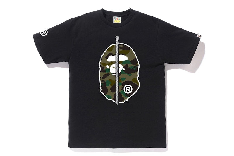 BAPE 1st Camo 2nd Ape Tee Black/Green