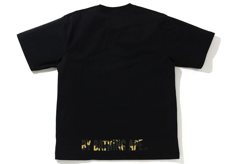 BAPE 1st Camo Ape Face Sta Relaxed Fit Tee Black/Yellow