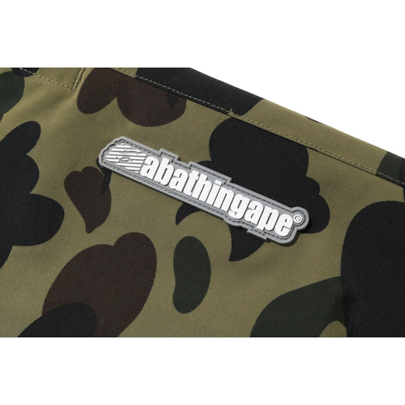 BAPE 1st Camo Bapesta Track Pants Green