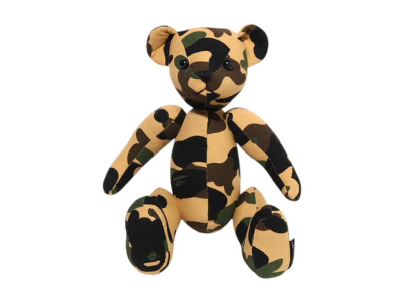 BAPE 1st Camo Bear Plush 35CM Doll Multicolor