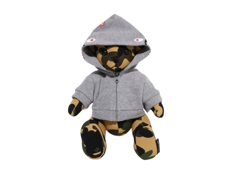 BAPE 1st Camo Bear Plush 35CM Doll Multicolor
