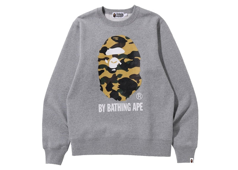 BAPE 1st Camo By Bathing Ape Crewneck Gray