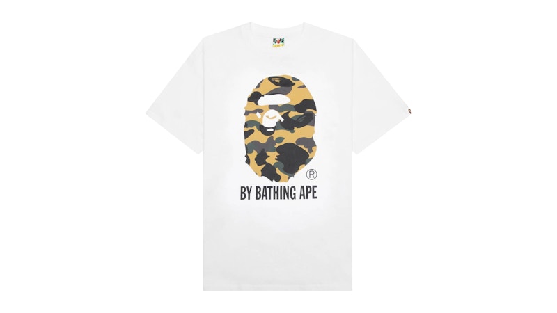 BAPE 1st Camo By Bathing Ape Tee (FW25) White/Yellow