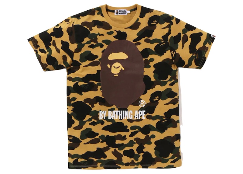 BAPE 1st Camo By Bathing Ape Tee Yellow