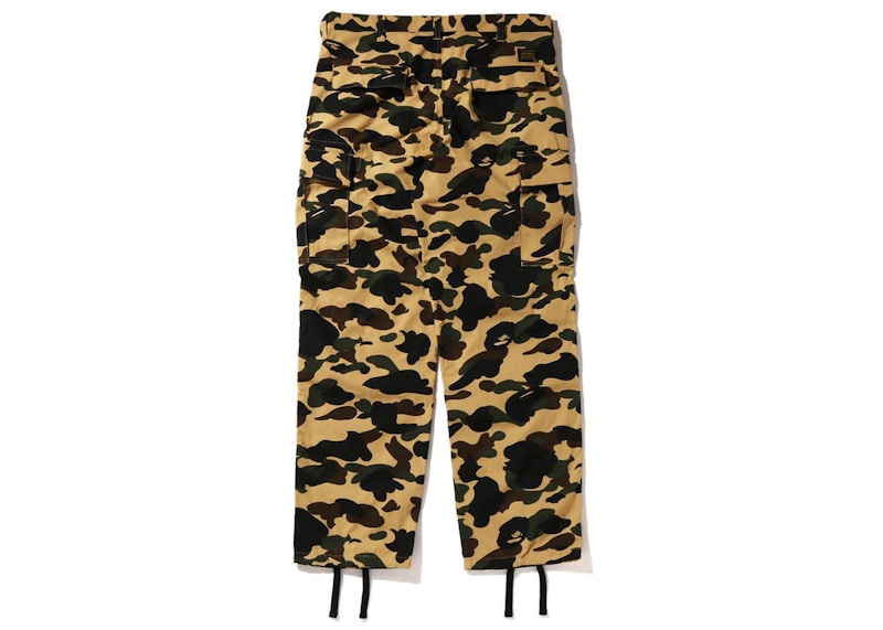 BAPE 1st Camo Cargo Pants (SS22) Yellow